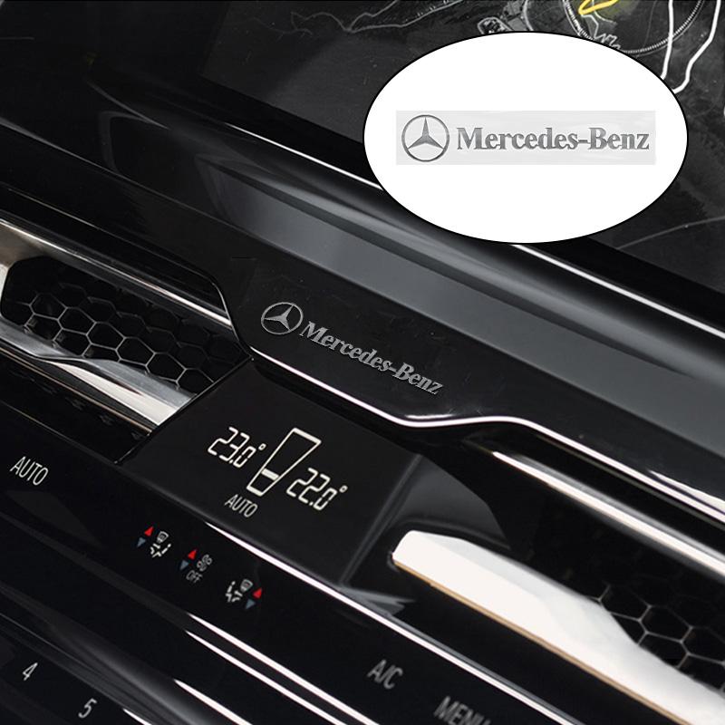 GCTO3 3D Metal Emblem Sticker Car Styling Interior Decoration Decals For Mercedes Benz Brabus Maybach W204 GLC CLA GLK W205 W203 W206