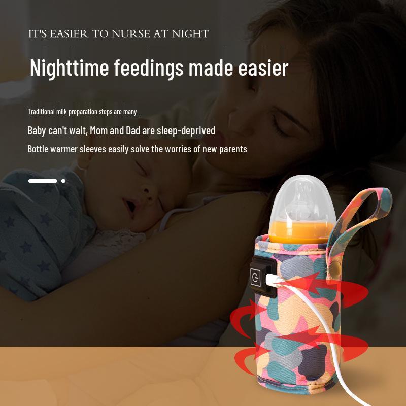 Universal Portable Baby Bottle Insulated Sleeve - Constant Temperature Outdoor Milk Warmer