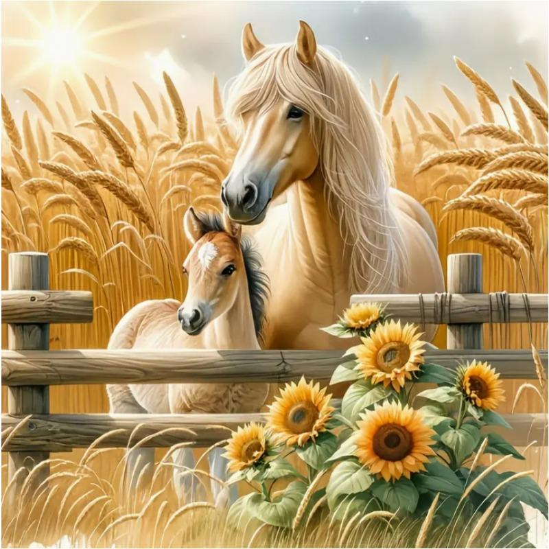5D Diamond Painting Full of Diamonds, Animal DIY Round Diamond Square Diamond Hanging Diamond Sticker Living Room
