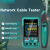 Сетевой кабель-тестер с мультиметром, PoE, NCV, порт измерения длины 400 м, мигающий, инструмент для тестирования Ethernet-проводов