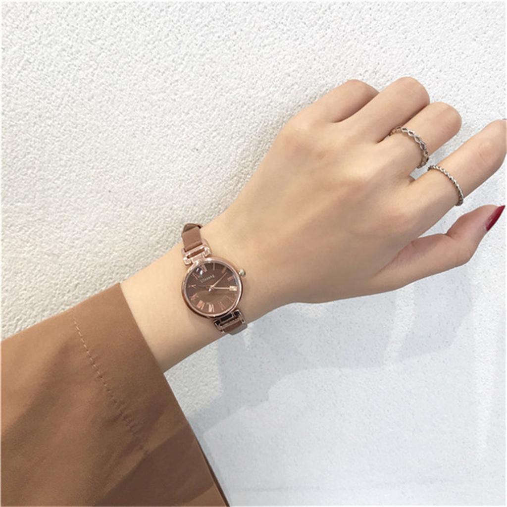 Женские модные кожаные часы