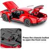 Масштаб 1/32 Dodge Hellcat Challenger Die Cast Metel Pull Back Model Car Hellcat со звуком и светом Hellcat Car Toy Car Toy Gifts для детей от 3 лет и старше