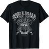 Официальная винтажная белая футболка Guns N' Roses с крестом