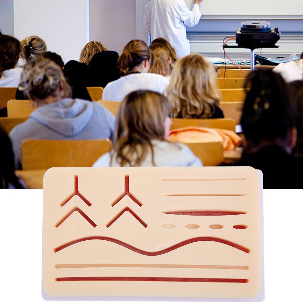 Симуляционный 3D Тренинг Хирургия Шов Медицинская Практика Силиконовая Подушка Модуль для Наложения Швов Учебные Пособия