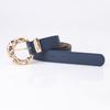 Fashion Womens Pu Belt With Metal Buckle For Casual And Office Wear