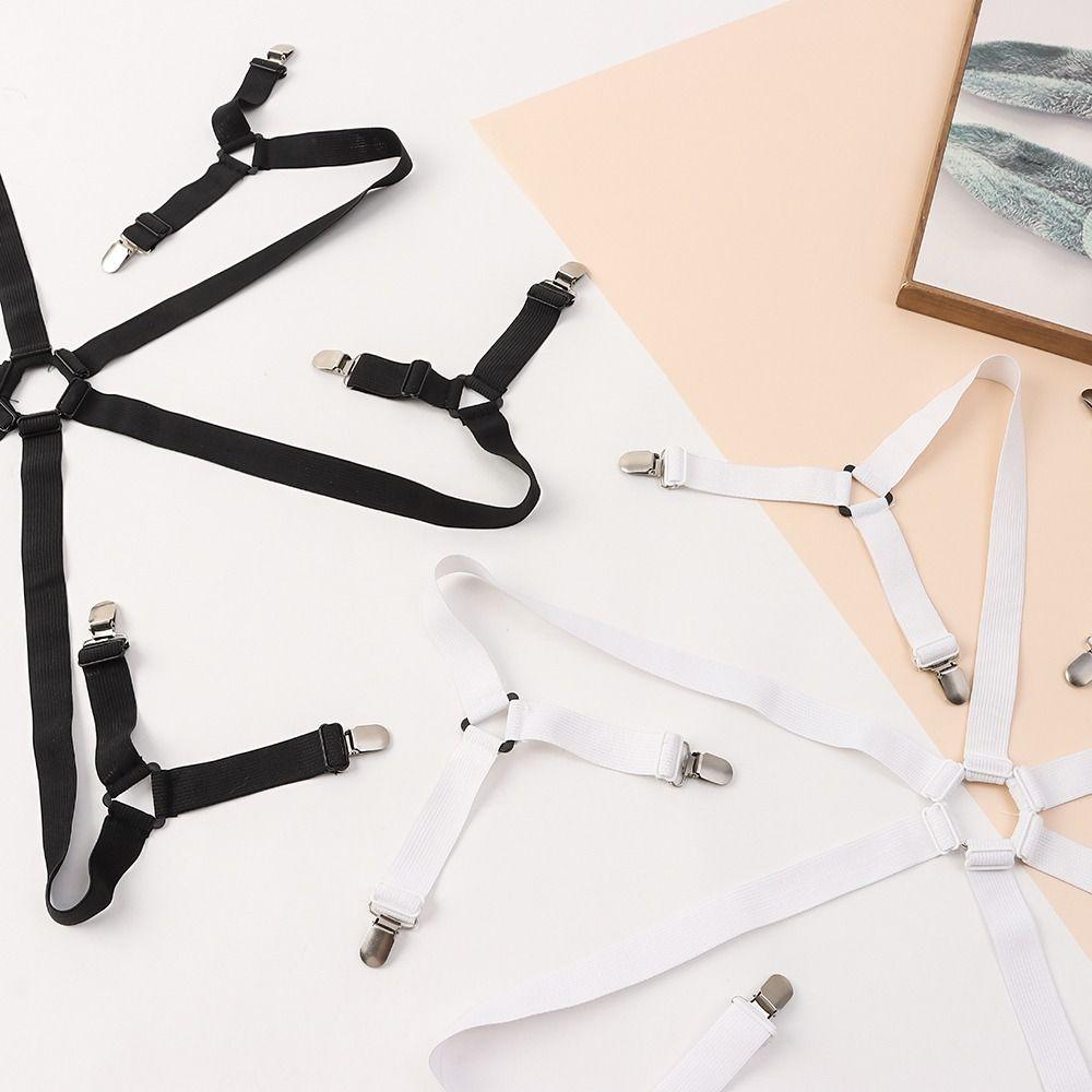 Nylon Bed Sheet Holder 12 Clips Fixing Strap Grippers Fasteners Cover Mattress Clip  Blankets