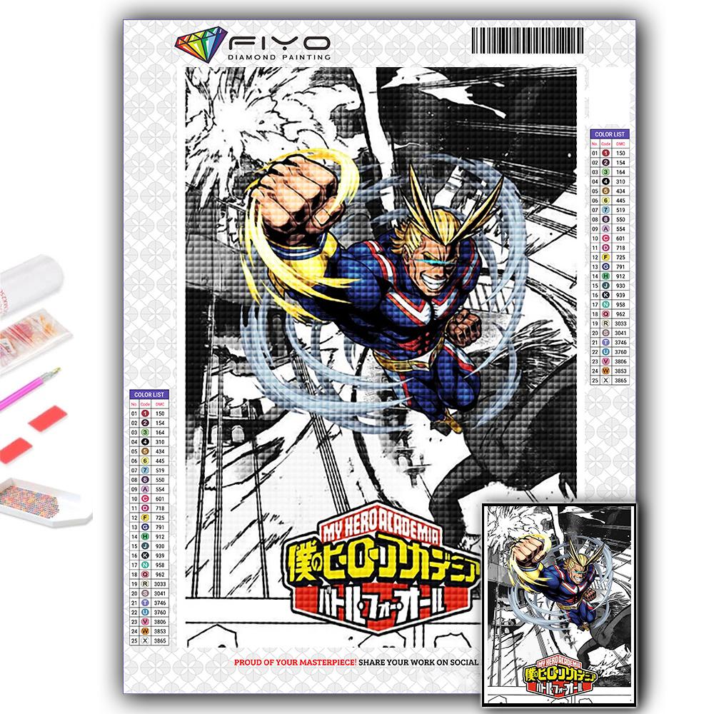 DIY 5D алмазная живопись аниме постер набор для вышивки крестом полная дрель вышивка мозаика художественная картина стразы подарок