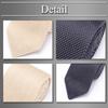[Выбор Buzz] Однотонный галстук, Business Casual, Полиэстер, Простой, Аксессуар к костюму, Мужской AC419 (желтый)