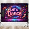 1. A Let'S Dance background banner, suitable for photo wall decoration, suitable for living room and bedroom.