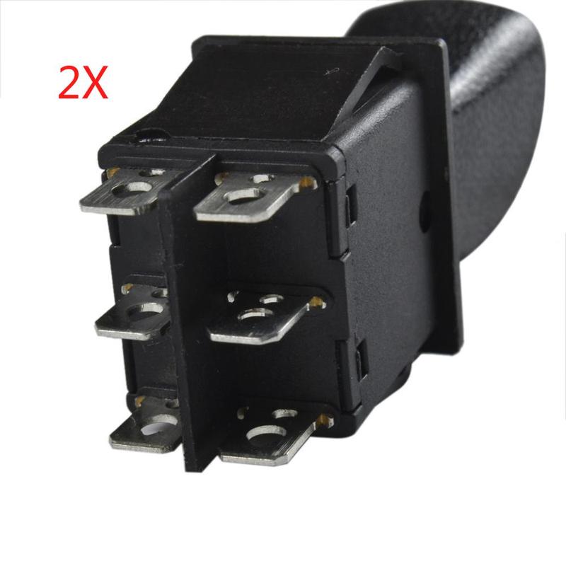 TDPRO 2PCS 12v 24v 36v 48v Forward Reverse Switch Toggle For Burshless Motor Electric ATV Go kart Buggy Dirt Pit Bike Scooter