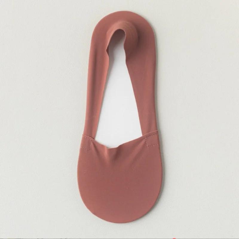 Летние нейлоновые носки Ice Silk Boat Socks женские, не показывающие, дышащие, с низким вырезом на щиколотке, силиконовые, нескользящие, невидимые, тонкие, удобные