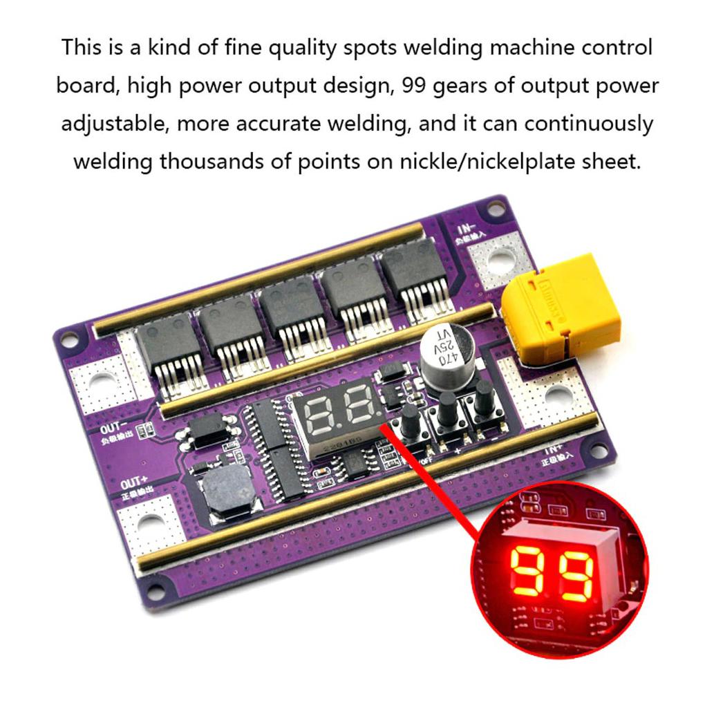 12V Spot Welder DIY Kit Li-battery Repairing Welding Machine Equipment