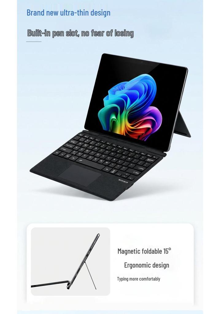 Чехол-клавиатура с подсветкой и Bluetooth, на магнитах, для Surface Pro 8/7/6/5/4/3