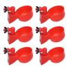 6/12pcs Chicken Water Dispenser Hanging Automatic Poultry Drinking Water Bowl Plastic for Farm Animal Feeding Supplies