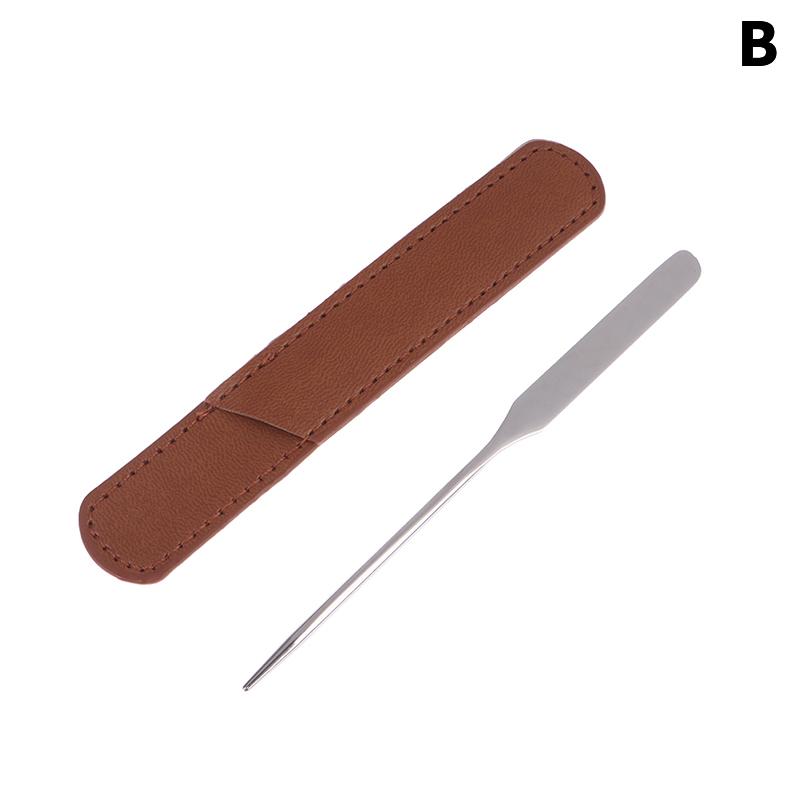 1Pcs Stainless Steel Dual Heads Makeup Toner Spatula Mixing Stick Foundation Cream Mixing Tool Cosmetic Make Up Tool