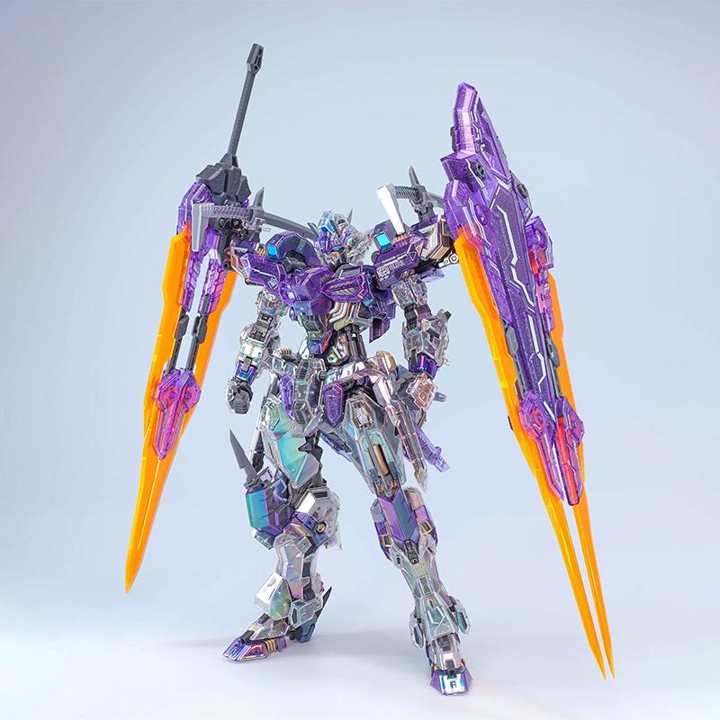Original Holographic Translucent Valkyrie Assembly Model Action Figures Mecha Scp Process Toys Desktop Ornament Collectable Gift