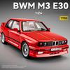 ACB1 1:24 Модель спортивного автомобиля BMW M3 из сплава Diecasts Металлическая модель классического автомобиля Высокая симуляция Звук и свет Детские игрушки Подарок C410