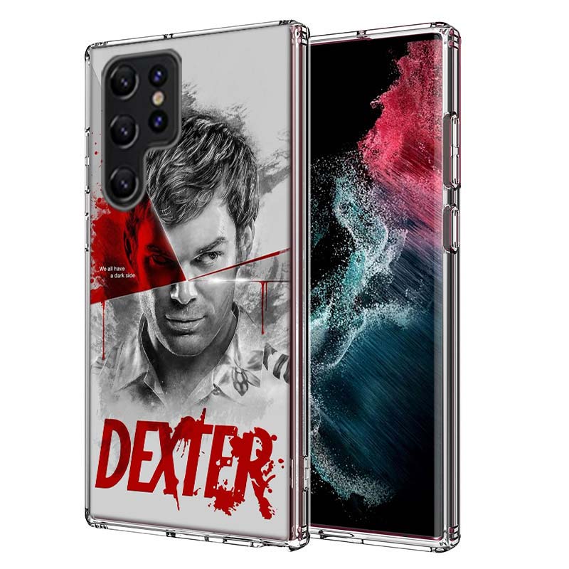TV Show Dexter Morgan Capa Phone Case For Samsung S26 Ultra S25 Edge Galaxy S23 S21 S20 S24 FE S22 S10 Plus Cover Clear TPU Shel
