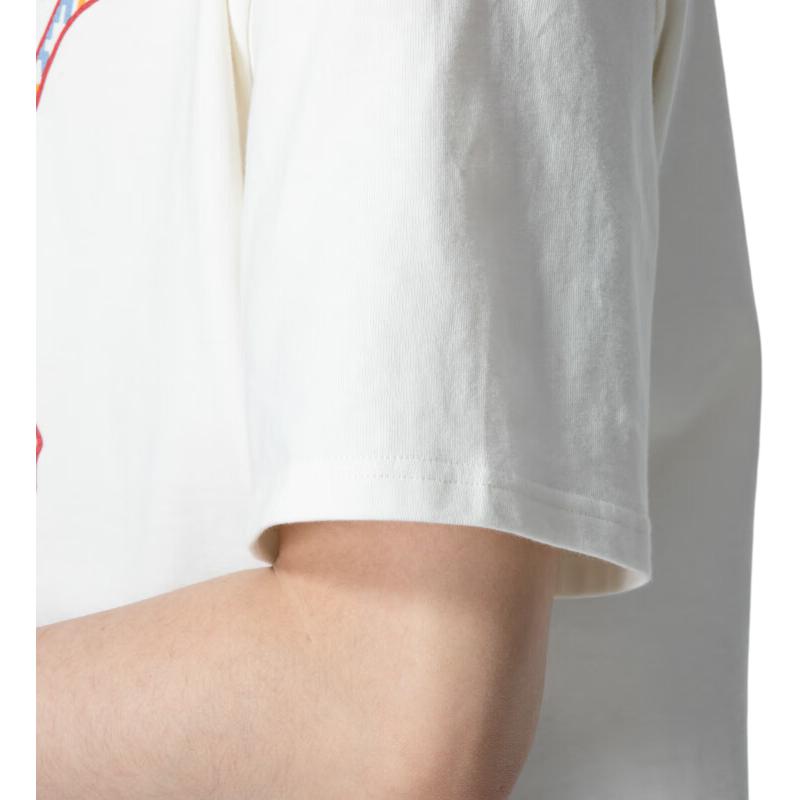 Puma Повседневная быстросохнущая дышащая футболка с винтажным логотипом и круглым вырезом, коротким рукавом и заниженной линией плеч, мужские топы, белая 626869-55