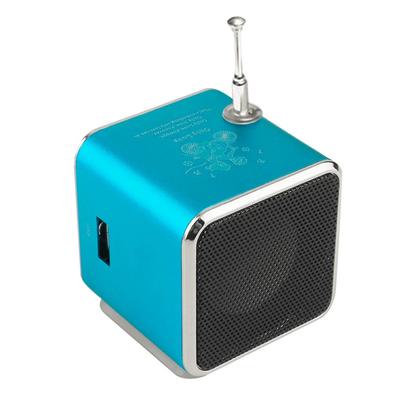 Мини-Bluetooth-колонка TD-V26 с FM-радио, MP3-плеером, светодиодным дисплеем и поддержкой TF-карт в портативном дизайне