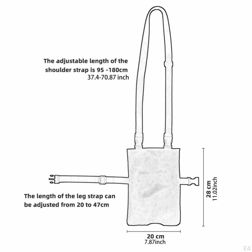 Регулируемый мешок для сбора мочи для пациентов с недержанием, для уличных инвалидных колясок
