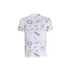 Under Armour RUN LAA T-Shirts Men's White Crew Neck Moderate Straight Fit (Unisex) T-Shirts 1379301 100