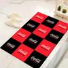 Red Cola Carpet Rug for Living Room Bedroom Home Sofa Decoration, Kids play Non-slip Floor Mat