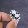 Rainbow Moonstone Handmade 925 Sterling Silver Ring Size 11 Gift For Her M2m92
