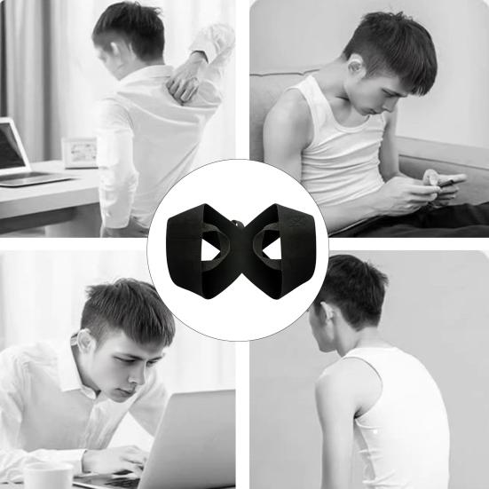 Тяжелые плечевые ремни для силовых тренировок, регулируемая поддержка осанки, унисекс, эластичный дышащий бандаж для спины для тренировок и повседневной носки