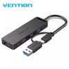 Hub USB - Vention - CHTBB - 4 Ports - Alimentation microUSB - USB 3.1 5 Gbit/s