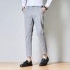 Men's Nine-Point Casual Pants, Slim Fit Tapered Korean Style Trendy Spring and Autumn New Dress Pants for Men 71856