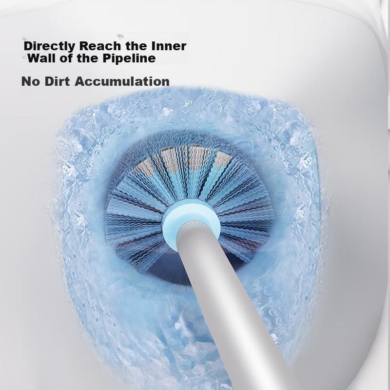 Toilet Brush, No Dead Angles, Household Use, for Cleaning Toilet, Bathroom, Cleaning Tool, Long Handle, Toilet Cleaning Brush Set