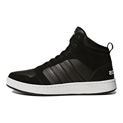 Neo Cf Super Hoops Mid Прочные Нескользящие Повседневные Кроссовки Мужские Кроссовки Черные BB9920