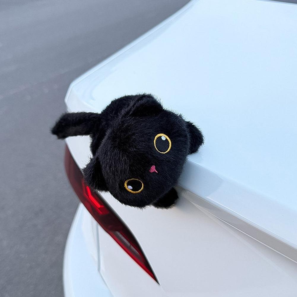 Магнитная Плюшевая Игрушка для Автомобиля Милый Кот Набитая Кукла Для Крыши Багажника Внешнее Украшение Магнитный Авто Орнамент Аксессуар для Стайлинга
