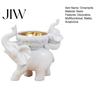 Elegant Resin Art for Home Decor Elephant Incense Burner, Backflow Holder, Waterfall Auspicious Symbol Feng Shui Craft Burner Censer Living
