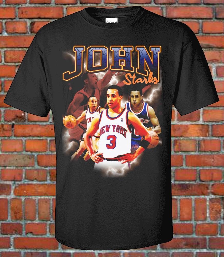 Футболка Bootleg в стиле 90-х John Starks New York Knicks Легенда NYC Унисекс