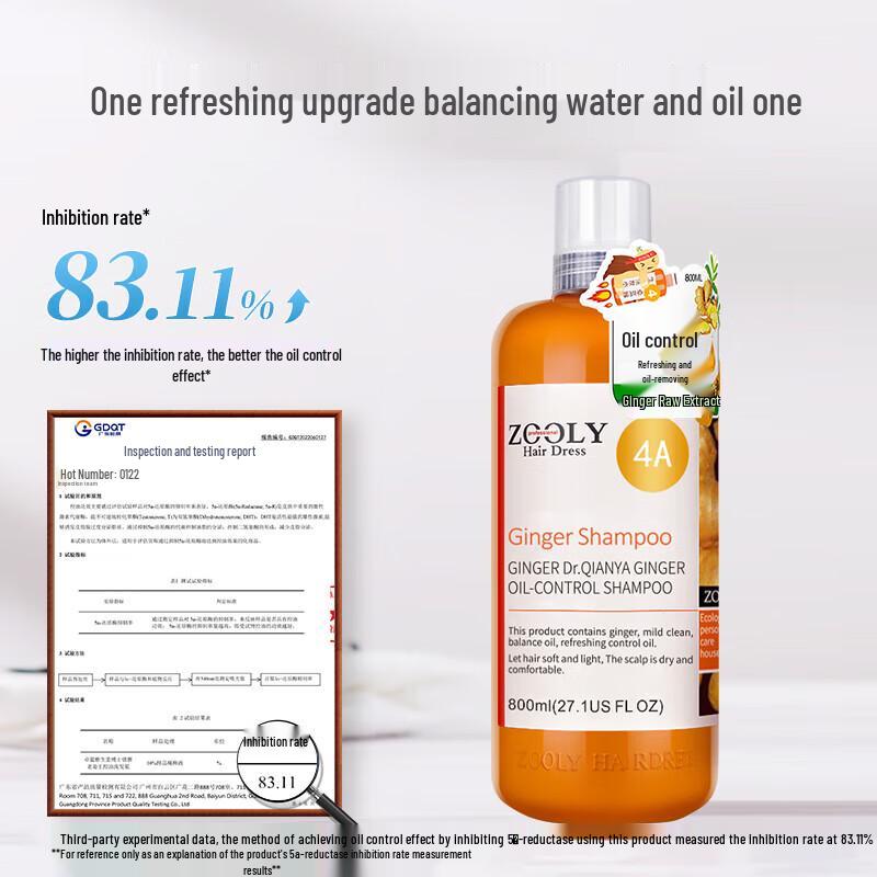 Zhuolanya Ginger Oil Control Shampoo Twin Pack