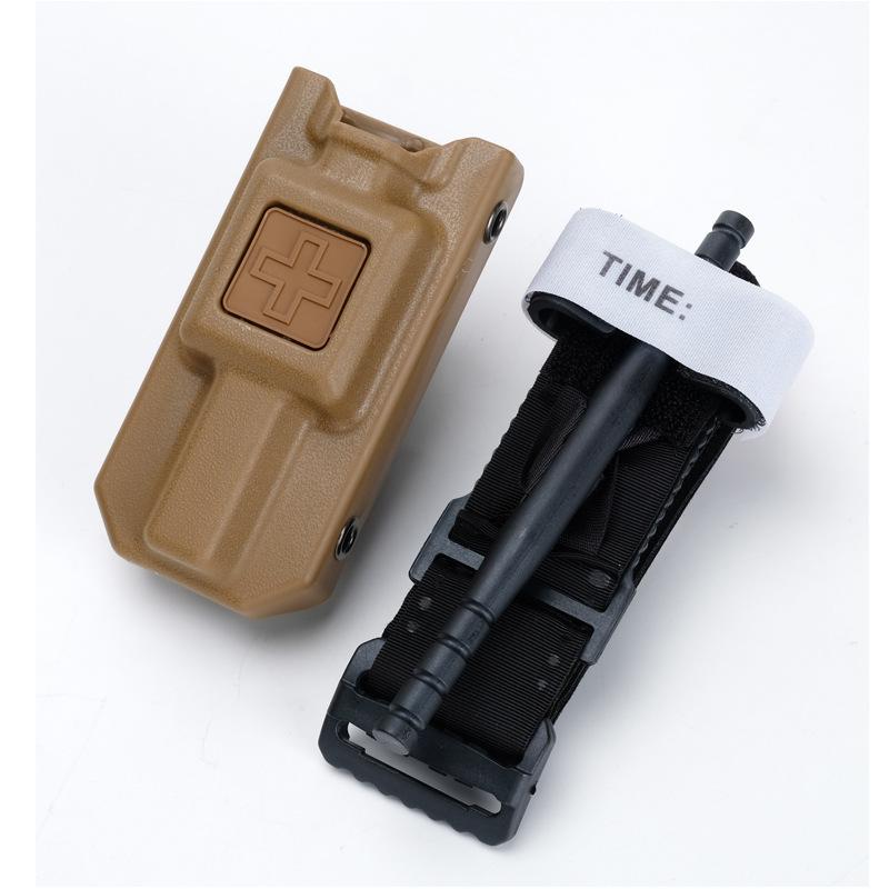 Tactical Tourniquet Cat Storage Box Bag MOLLE Medical Package Military Fan Outdoor Emergency Tourniquetrats Militaire for Blood