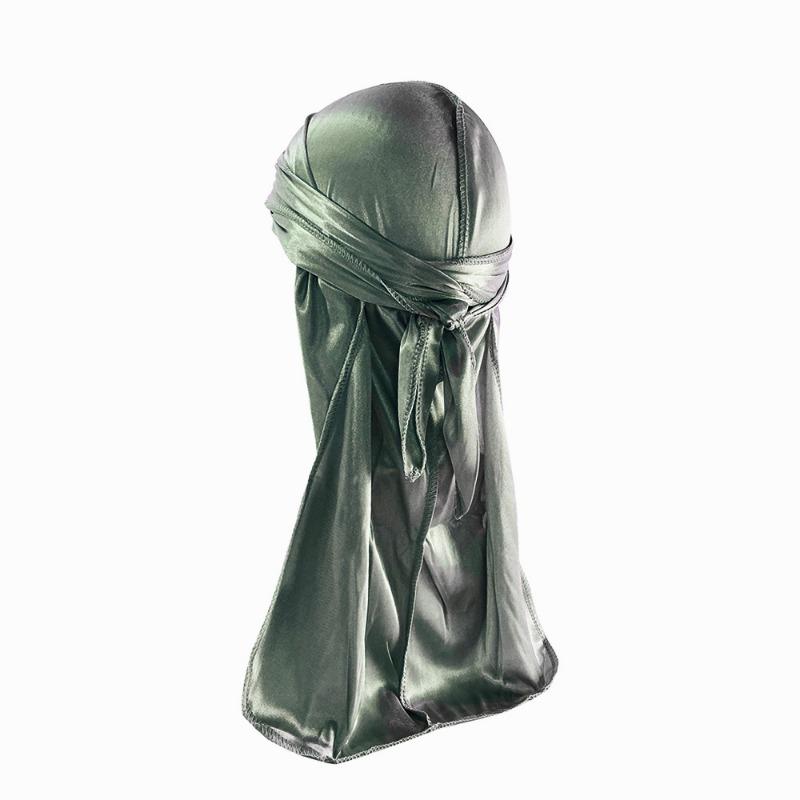 Уличный танцевальный велоспорт шарф на голову на резинке эластичный утолщенный плотный легкий тканевый длинный хвост шляпа SILKY DURAG