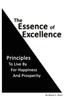 The The Essence of Excellence Book