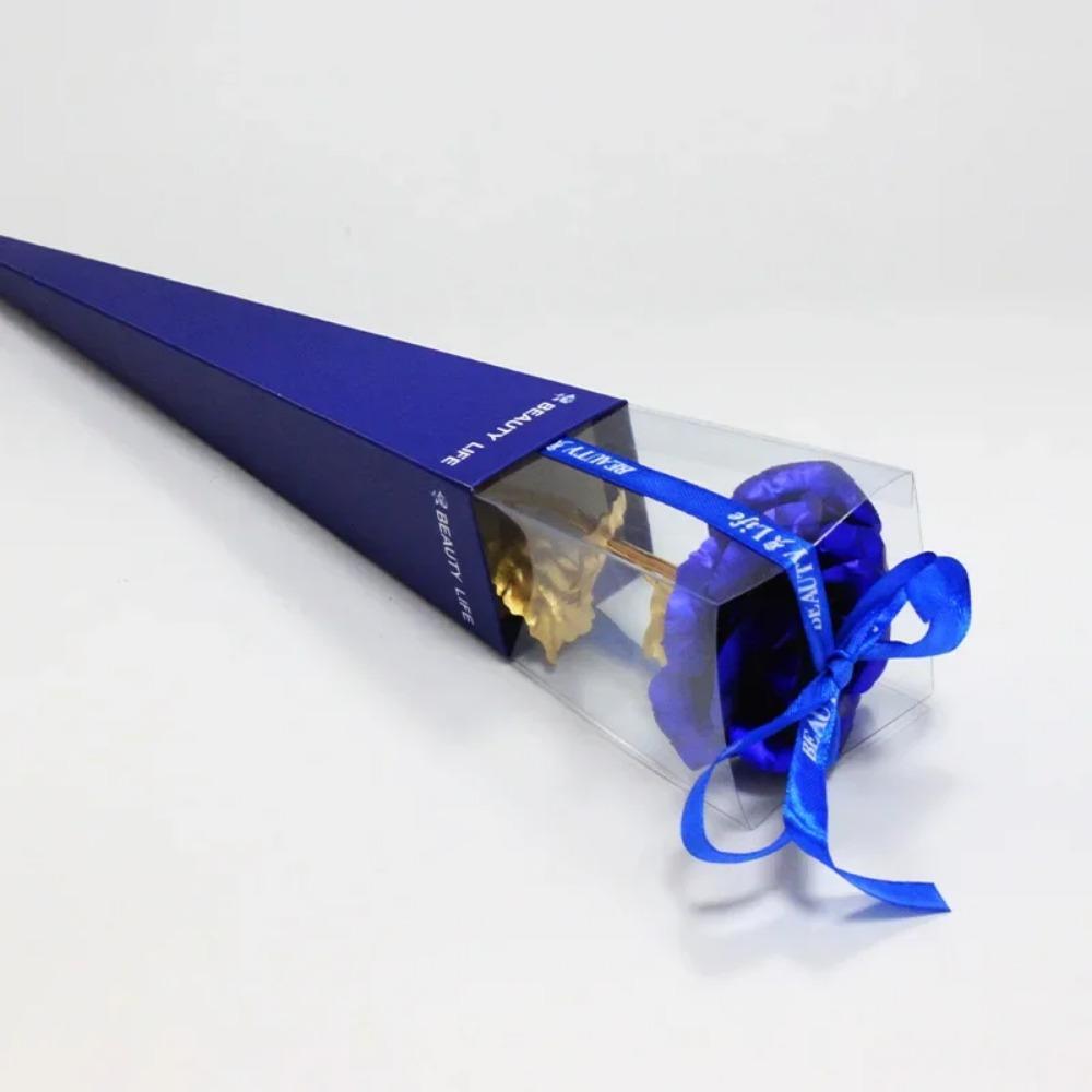 Искусственные золотые цветы Роза с покрытием из 24-каратной фольги Подарок на День святого Валентина для жены Свадьба День матери Вечная любовь Золотые розы