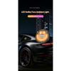 1/2PCS 300mAh Smile Ambient Light Solar Powered Neon Light Car Decoration Rear Windshield Atmosphere Lights Car Accessories