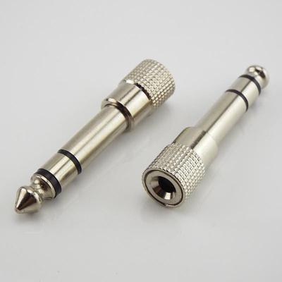 6,5 мм 6,35 мм 1/4" штекер на 3,5 мм 1/8" гнездо стерео разъем наушники динамик аудио адаптер для фортепиано микрофон