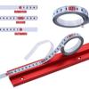 Self-Adhesive Metal Tape Measure 13MM Width Workbench Ruler High Quality Metric Scale  Miter Track