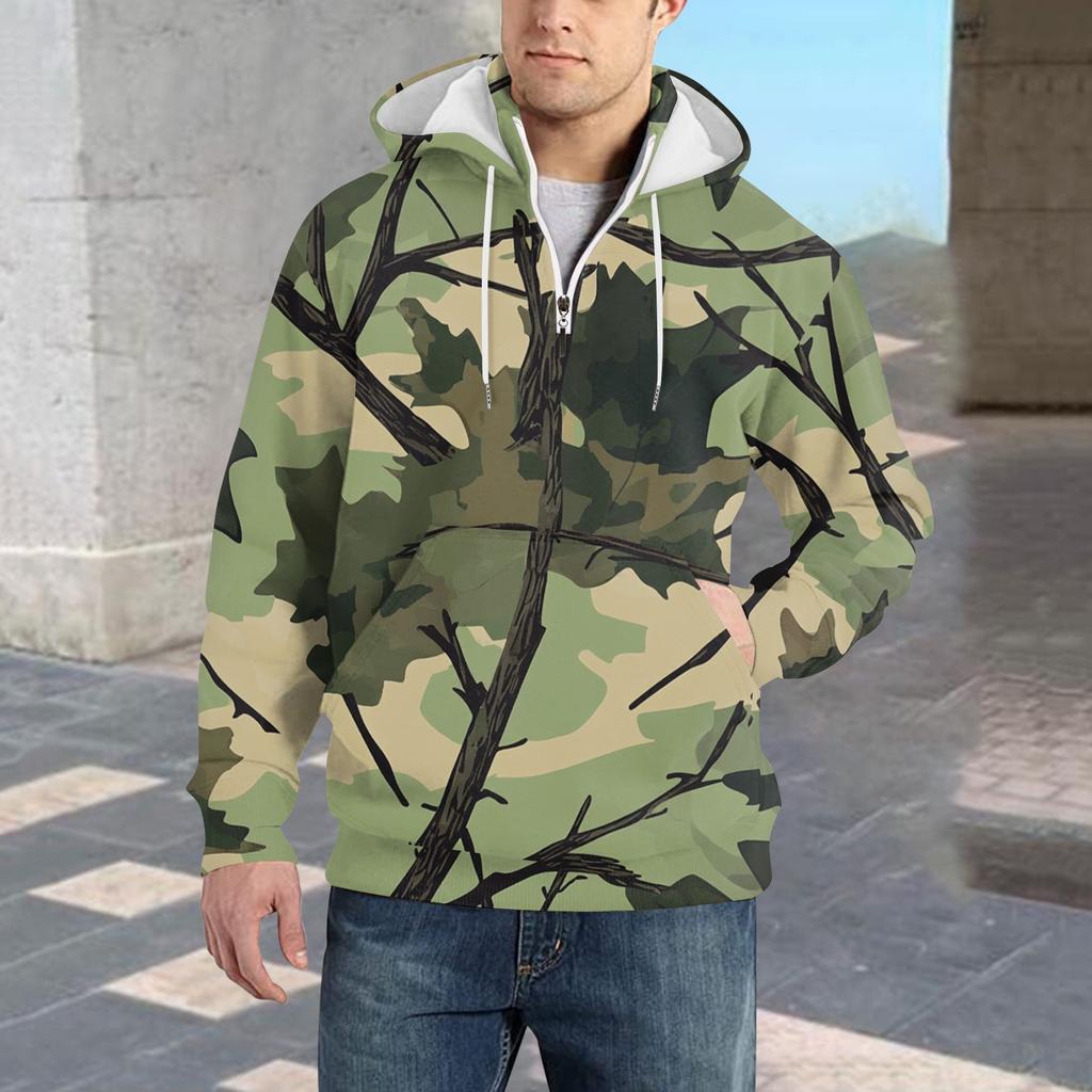 Весенне-осенняя мужская толстовка с воротником-стойкой на открытом воздухе, повседневные свитера, топы