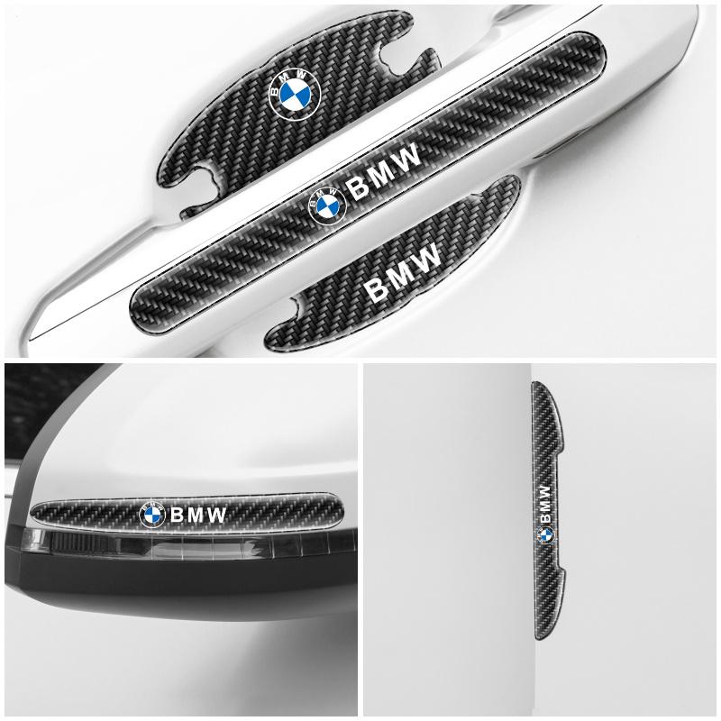 BLP1 Carbon Fibre TPU Car Anti-scratch Door Bowl Sticker, Handle Sticker for BMW X1 X2 X3 X5 X4 X6 X7 G30 G20 G32 G11 G12 F40 F30 F20