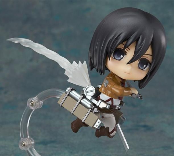 Nendoroid Attack On Titan Mikasa Ackerman Painted Movable Figure Secondary Resale Non-scale ABS&PVC