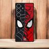 Чехол Marvel Человек-Паук для Samsung Galaxy S25 S23 Ultra S24 FE S22 Plus S20 S21 S10 Note 20 10 Матовый Funda Задняя крышка телефона из ТПУ