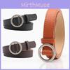Womens Fashion Faux Leather Belt With Alloy Buckle For Casual And Office Wear