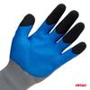 Polyester foam coated protective gloves 3/4 size 9 3131X 4pcs AMIO-04644